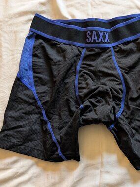 Brand new, Saxx's Black/Blue Men's underwear size Medium